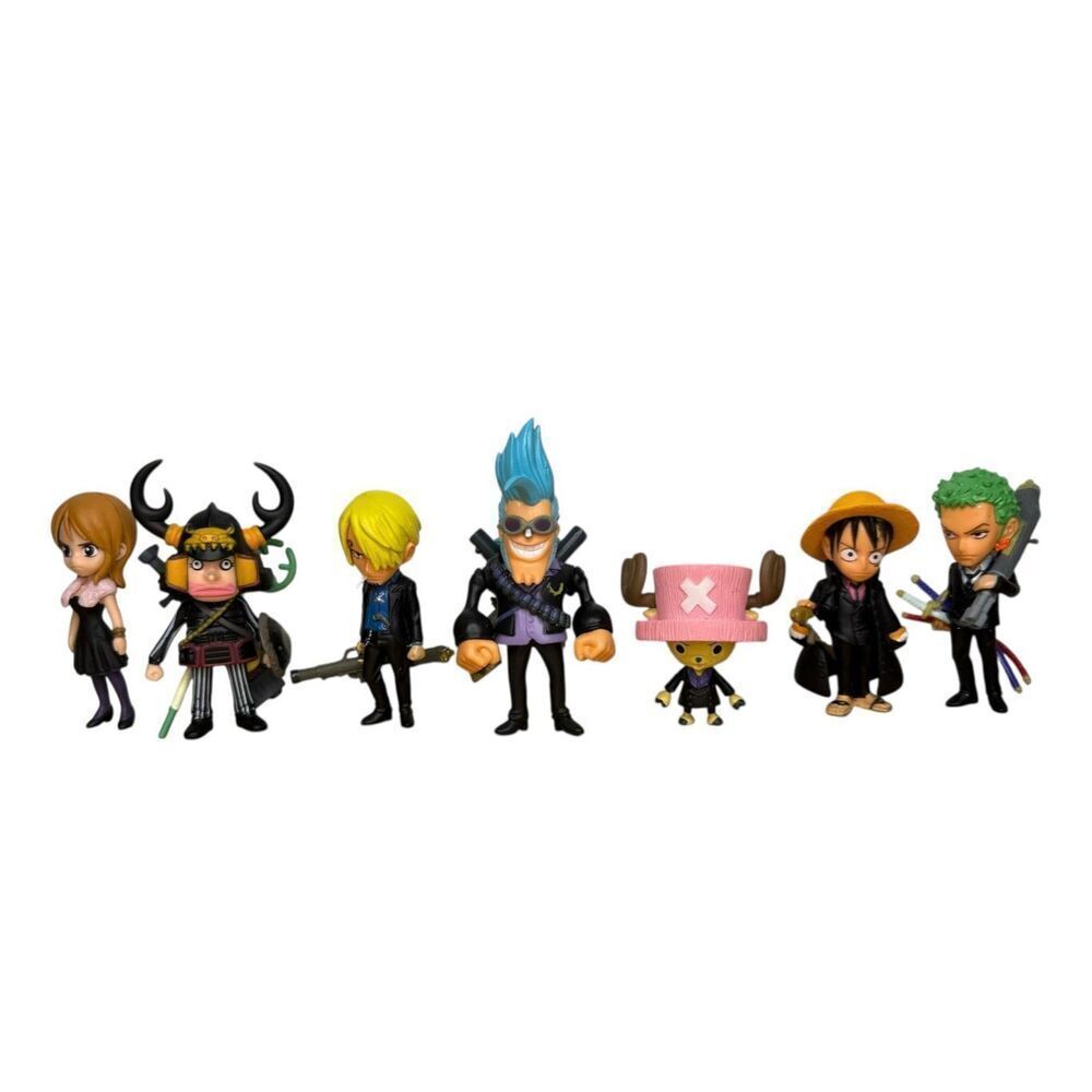 One Piece World Collectable Figures Strong World Bandai Banpresto 7pc‎ Set